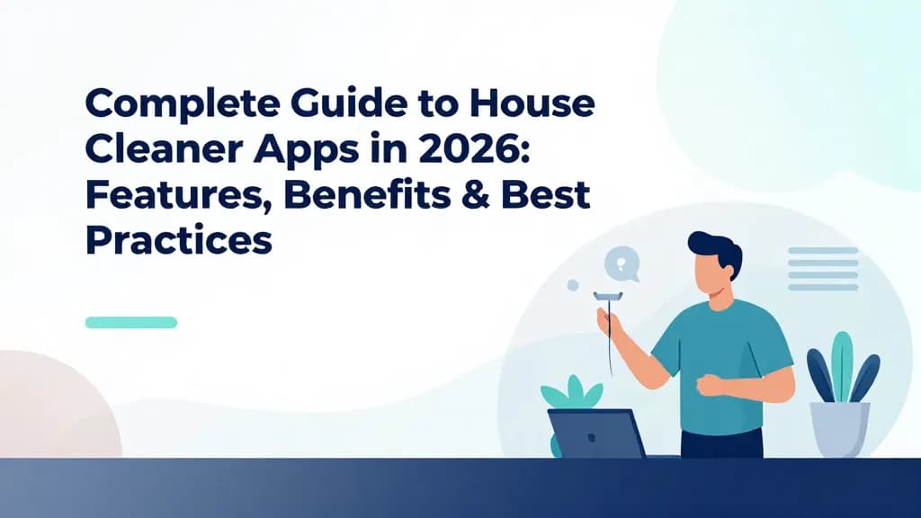 Featured image for Complete Guide to House Cleaner Apps in 2026: Features, Benefits & Best Practices