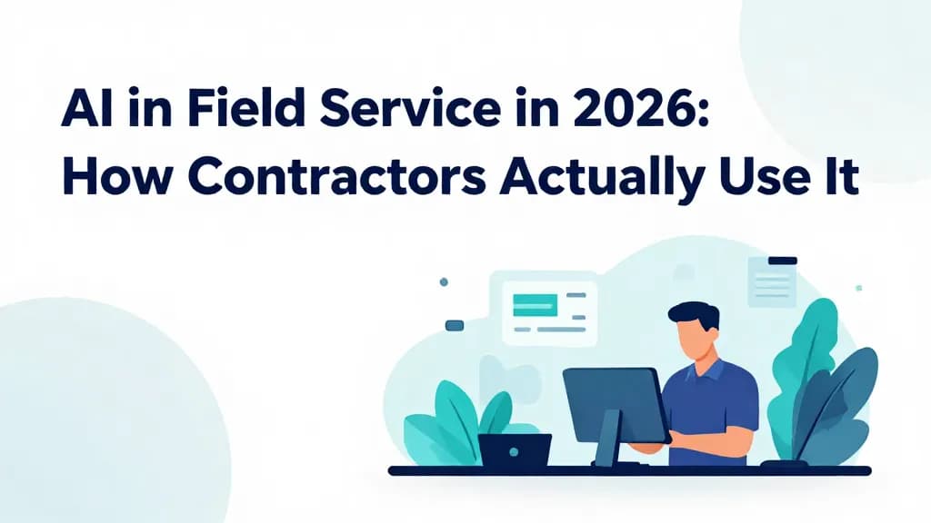 AI in Field Service in 2026: How Contractors Actually Use It