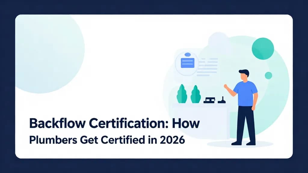 Featured image for Backflow Certification: How Plumbers Get Certified in 2026