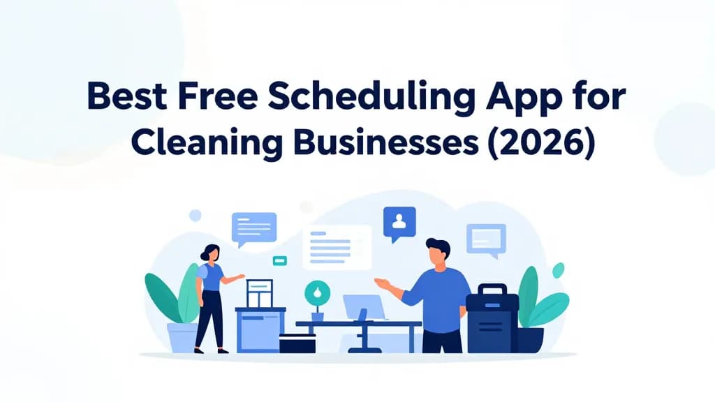 Featured image for Best Free Scheduling App for Cleaning Businesses (2026)