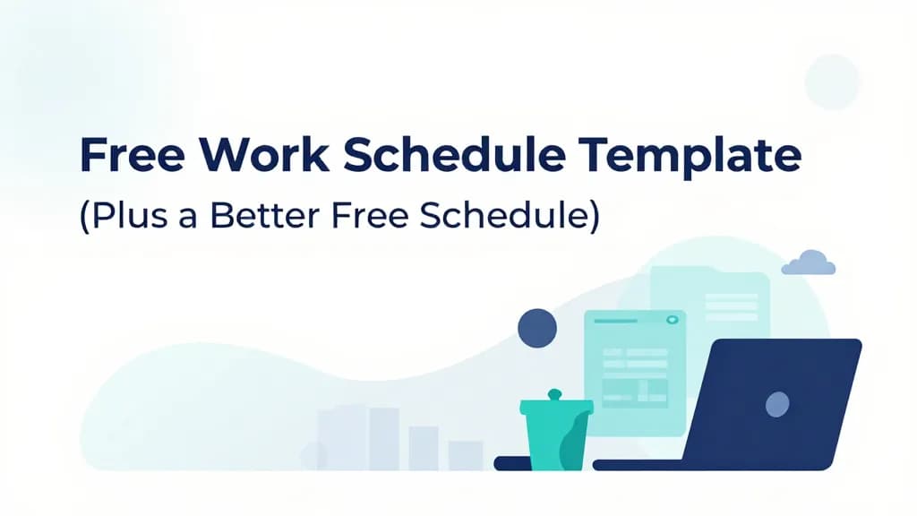 Featured image for Free Work Schedule Template (Plus a Better Free Scheduler)