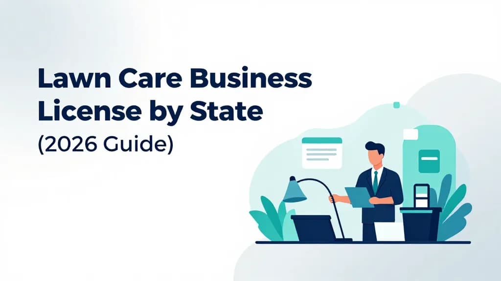 Featured image for Lawn Care Business License by State (2026 Guide)